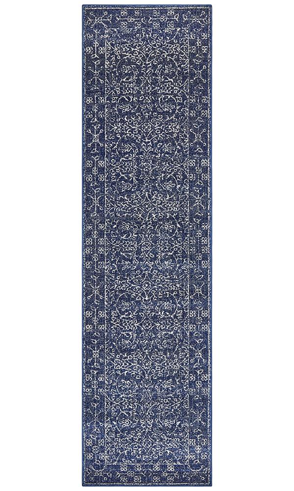 Summon Artist Navy Transitional Runner Rug