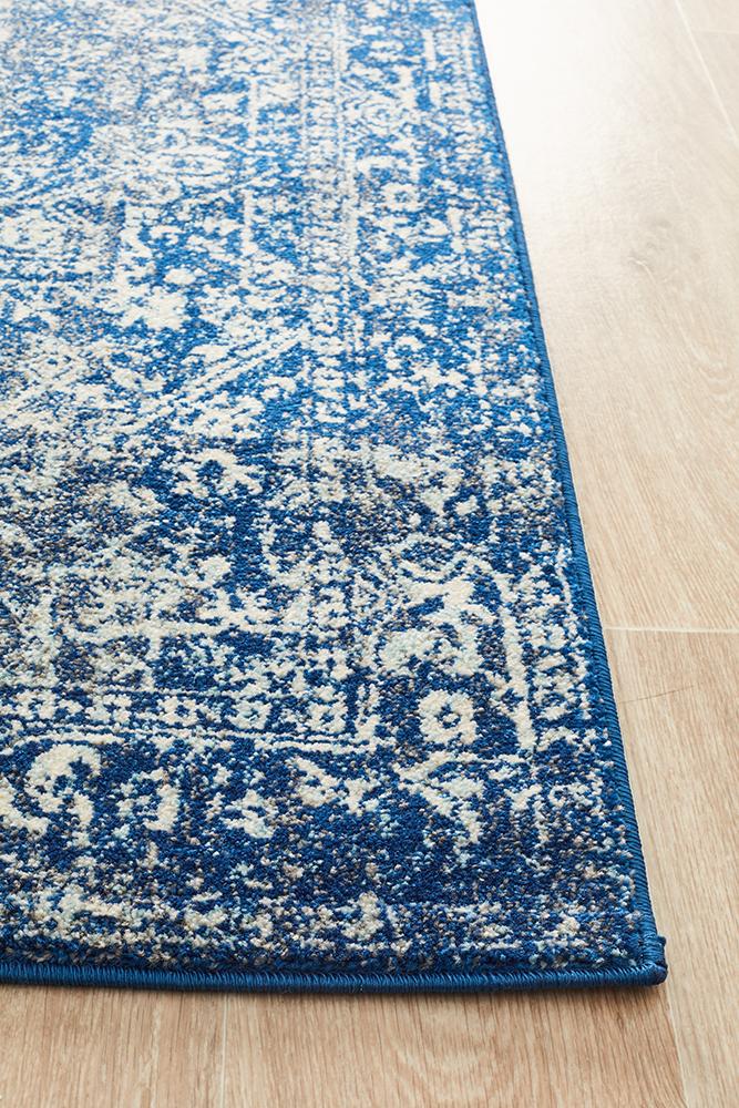 Summon Artist Navy Transitional Runner Rug