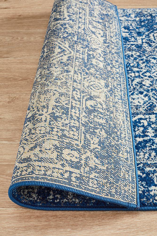 Summon Artist Navy Transitional Runner Rug