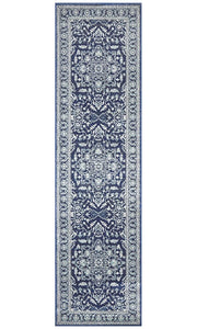 Summon Release Navy Transitional Uniart Runner Rug