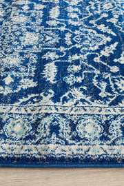 Summon Release Navy Transitional Uniart Runner Rug