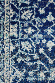 Summon Release Navy Transitional Uniart Runner Rug