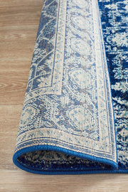 Summon Release Navy Transitional Uniart Runner Rug