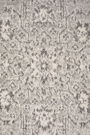 Summon Silver Flower Transitional Runner Rug