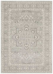 Summon Silver Flower Transitional Rug