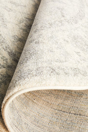 Summon Winter White Transitional Round Rug