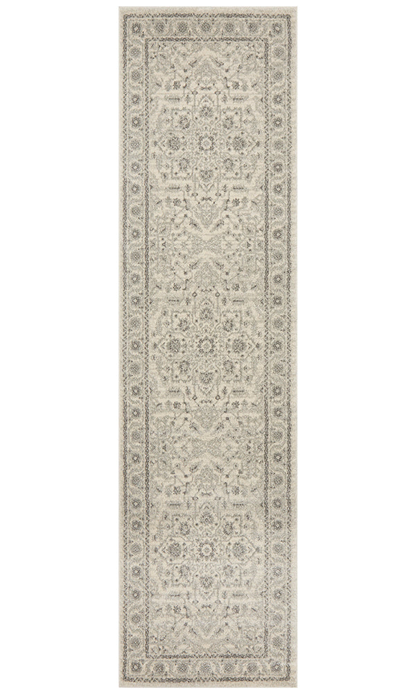 Summon Winter White Transitional Rug