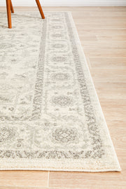 Summon Winter White Transitional Rug