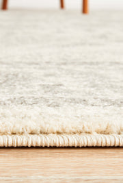 Summon Winter White Transitional Rug