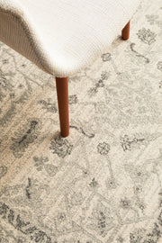Summon Winter White Transitional Rug