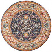 Summon Splash Multi Transitional Round Rug