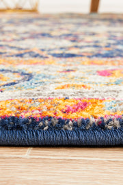 Summon Splash Multi Transitional Round Rug