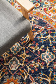 Summon Splash Multi Transitional Round Rug