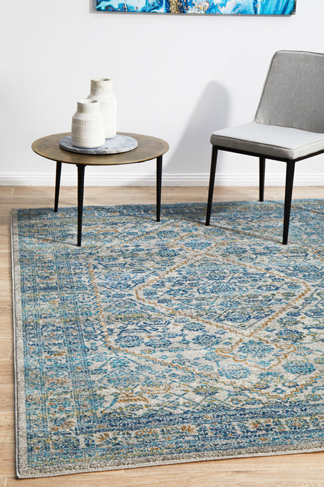 Summon Duality Silver Transitional Rug