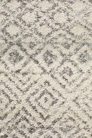 Summon Diamond Grey Transitional Runner Rug