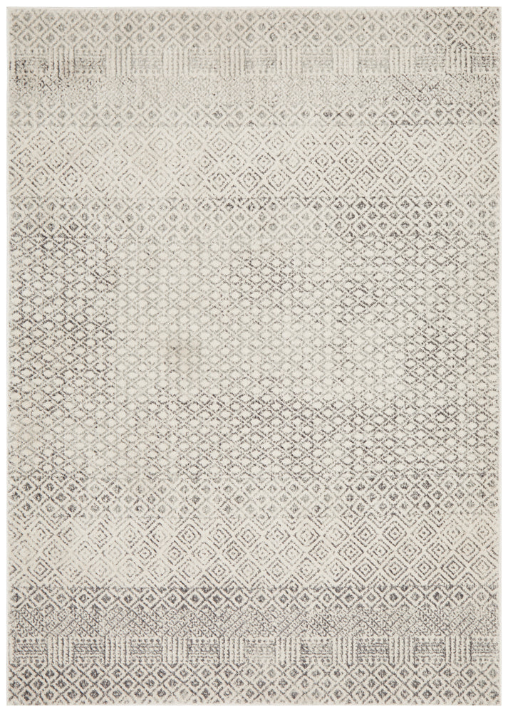 Summon Diamond Grey Transitional Rug