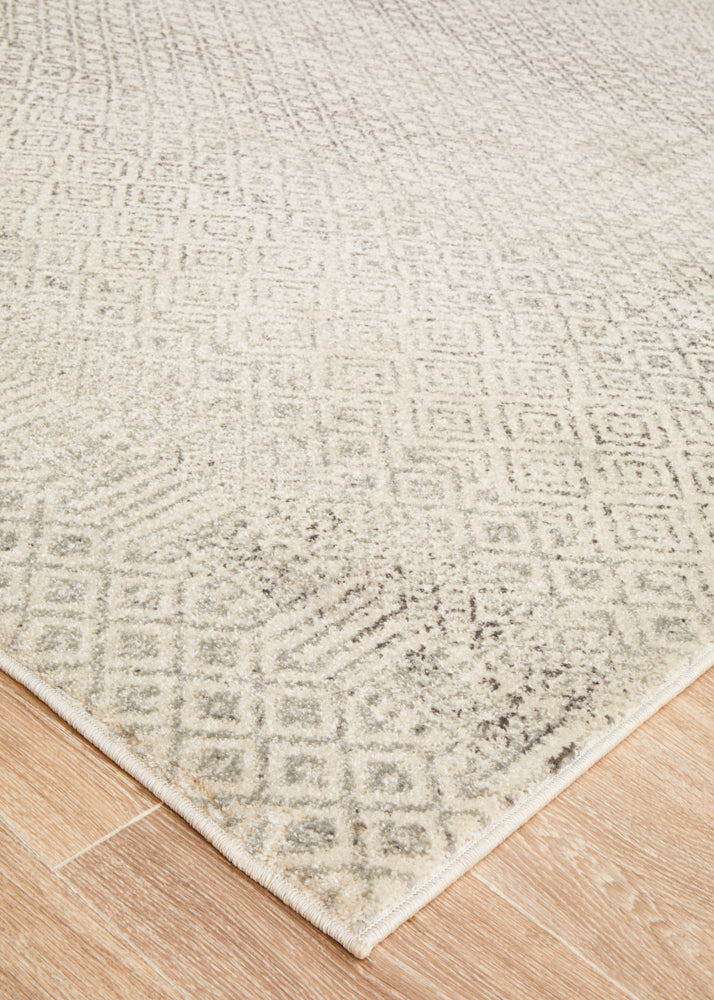 Summon Diamond Grey Transitional Rug