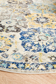 Summon Poppy Multi Transitional Round Rug