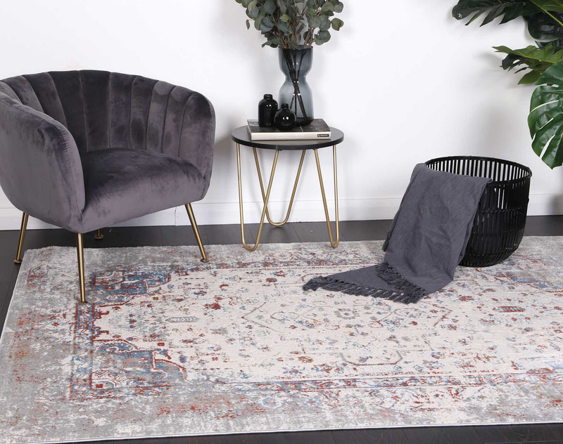Appearance Visage Grey Multi Rug