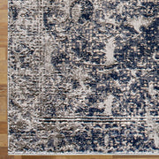 Heartburn Purpose Navy Runner Rug