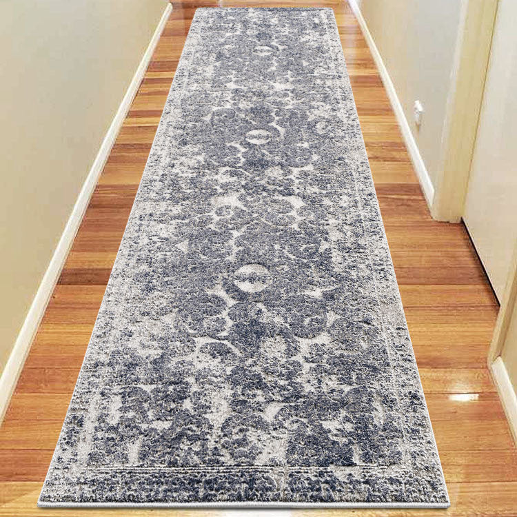 Heartburn Purpose Navy Runner Rug