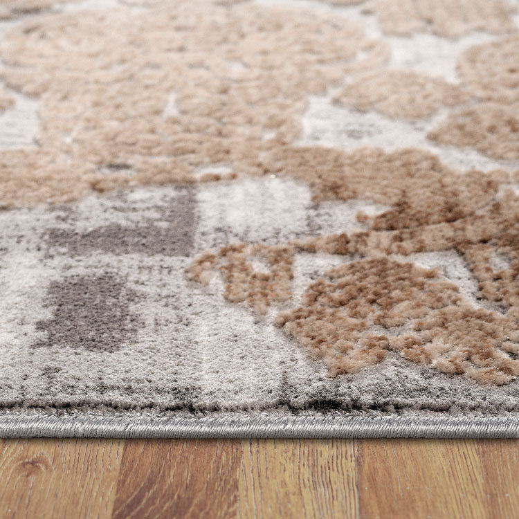 Heartburn Motive Grey Runner Rug