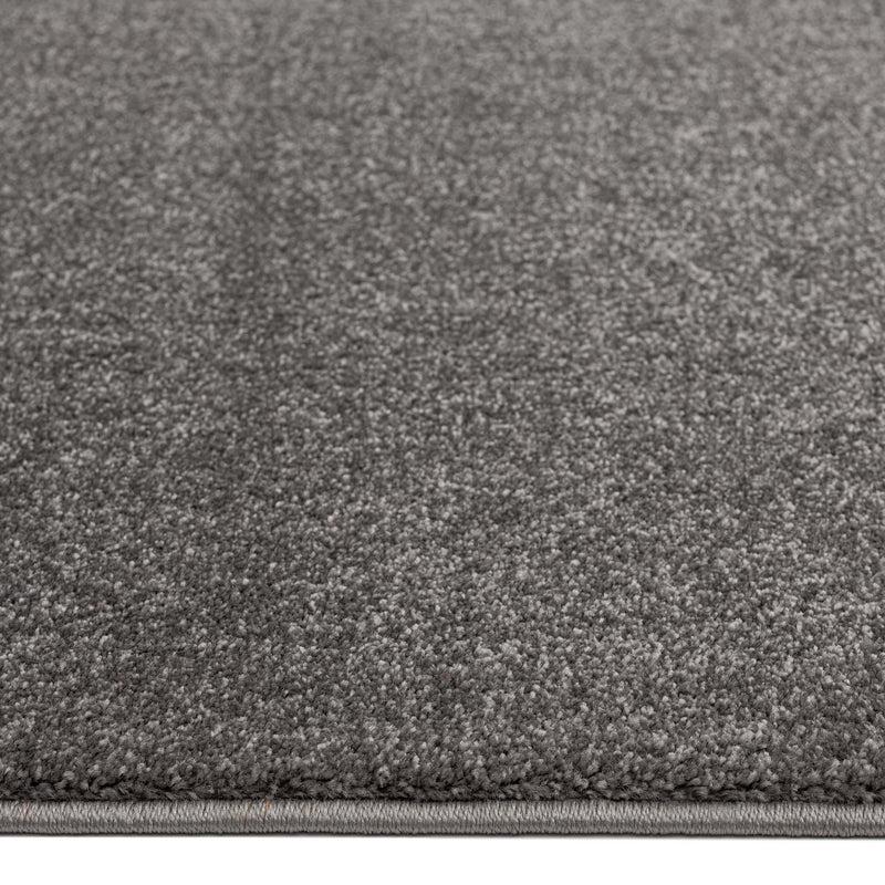 Thick Grey Rug Modern Soft thick plain dark grey Rug — SydneyRugsOnline