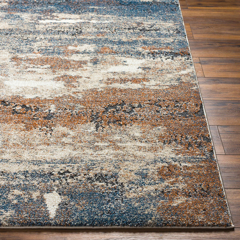 Passel Range Beige Blue Rug