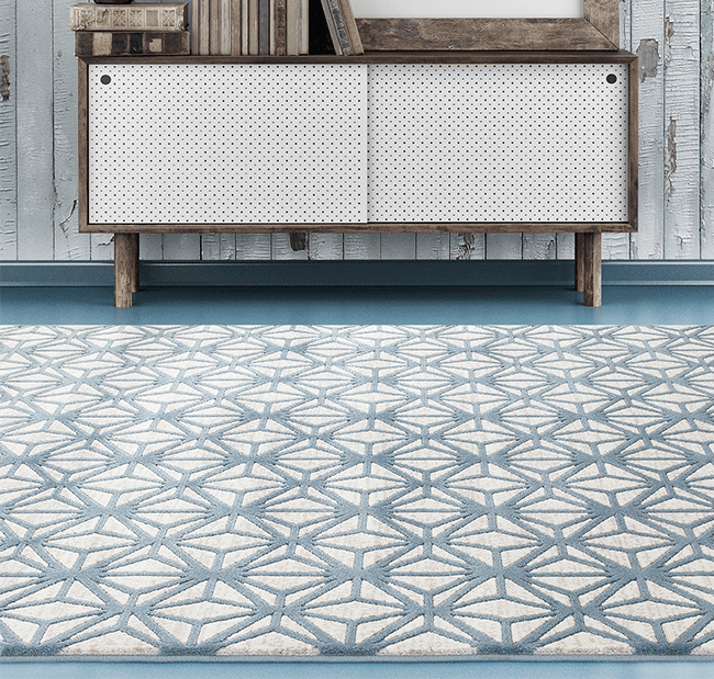 Invigoration Blue Uniart Rug