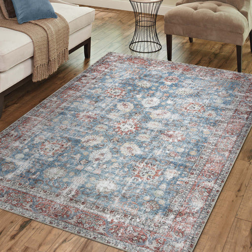 Celebrity Fame Blue Rug