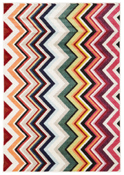 Loti Modern Multi Coloured Uniart Rug