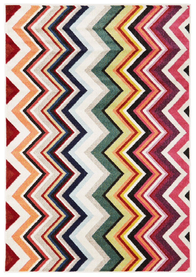 Loti Modern Multi Coloured Uniart Rug