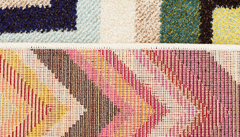Loti Modern Multi Coloured Uniart Rug