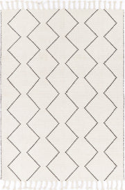 Leilani Diamond Tassel Cream Rug