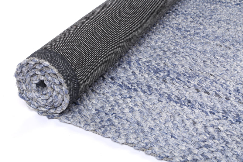 Zayna Chignon Wool Blend Blue Rug
