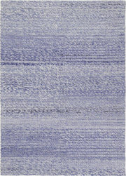 Zayna Cue Wool Blend Blue Rug