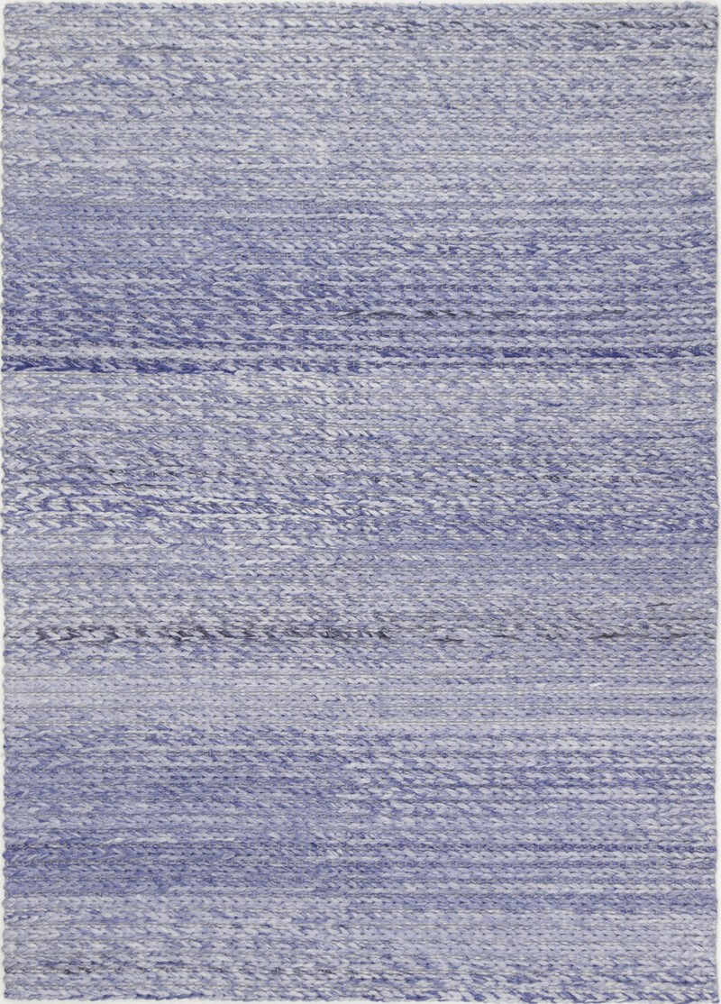 Zayna Cue Wool Blend Blue Rug