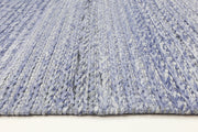 Zayna Cue Wool Blend Blue Rug