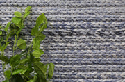 Zayna Cue Wool Blend Blue Rug