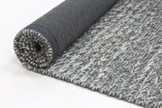 Zayna Cue Wool Blend Charcoal Rug