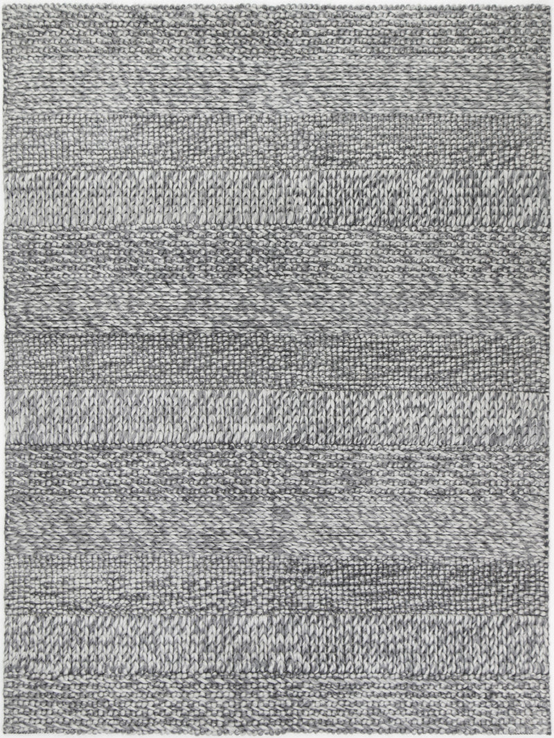 Zayna Grace Wool Blend Charcoal Rug