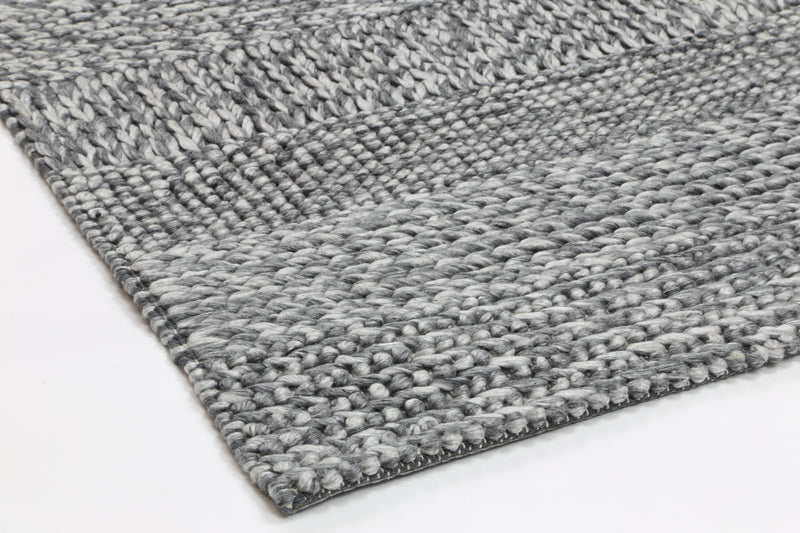 Zayna Grace Wool Blend Charcoal Rug