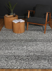 Zayna Grace Wool Blend Charcoal Rug