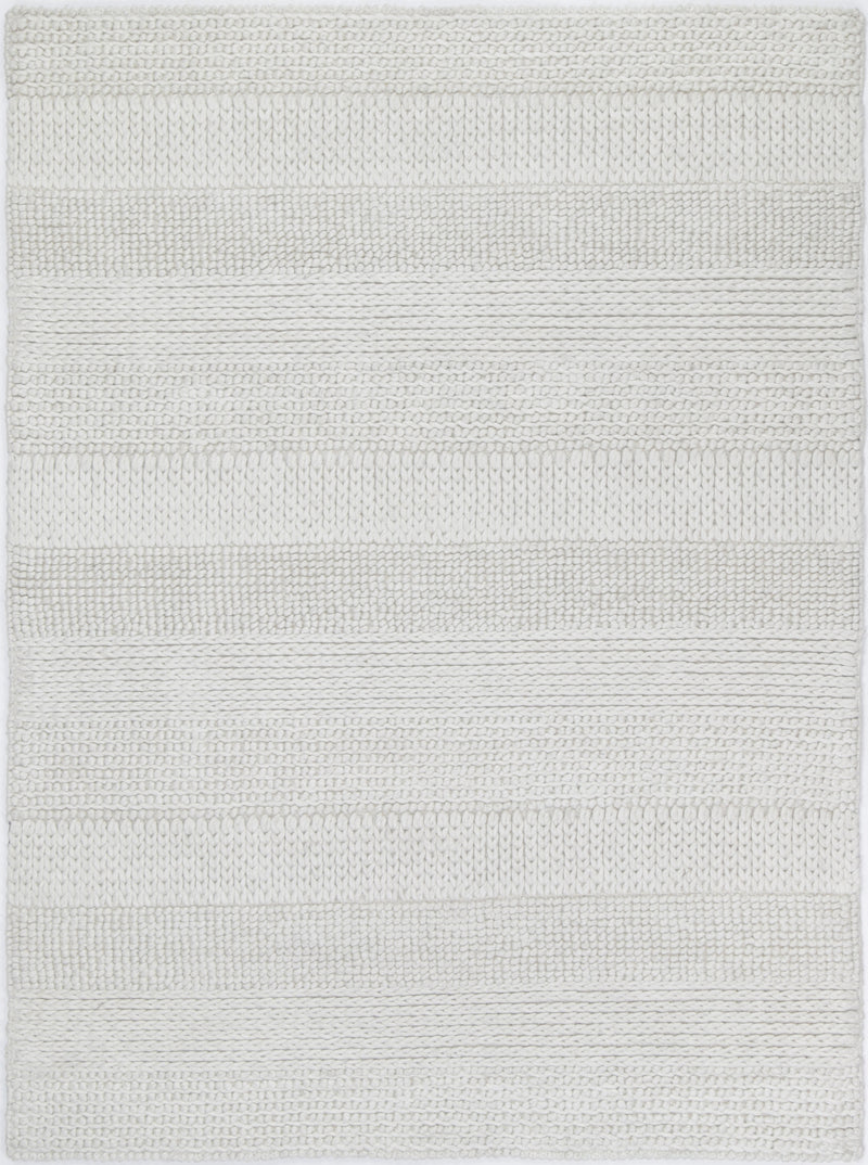 Zayna Grace Wool Blend White Rug