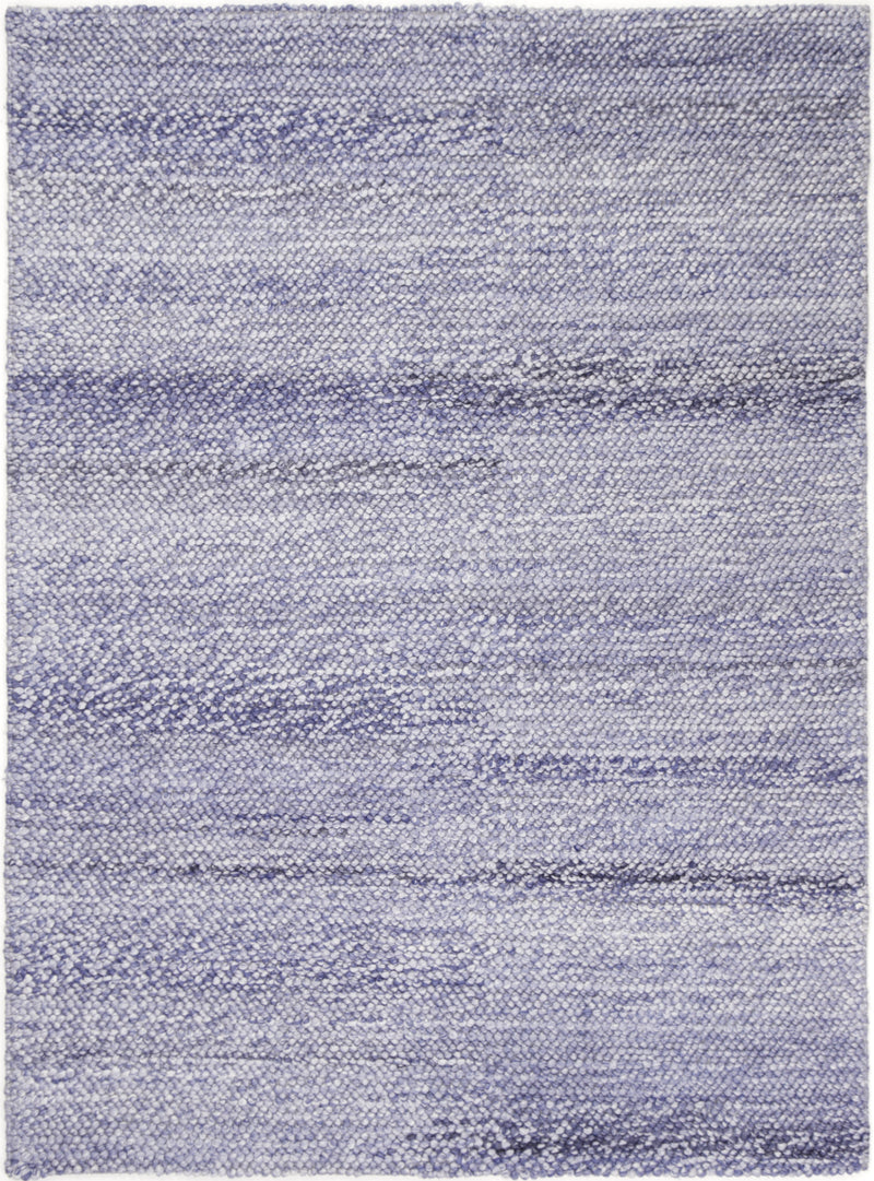 Zayna Loopy Wool Blend Blue Rug