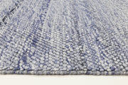 Zayna Loopy Wool Blend Blue Rug