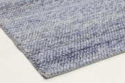 Zayna Loopy Wool Blend Blue Rug