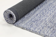 Zayna Loopy Wool Blend Blue Rug