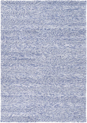 Zayna Ringlets Wool Blend Blue Rug
