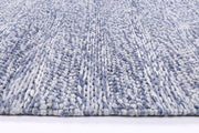Zayna Ringlets Wool Blend Blue Rug